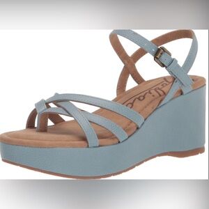 Zodiac Women’s Rita Platform Wedge Sandal ! Fresh Blue